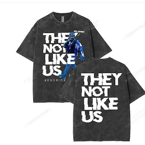 ケンドリック・ラマー Say Drake They Not Like Us Tシャツ メンズ レディース ファッション ヒップホップ オーバーサイズ Tシャツ 100%コットン Tシャツ ストリートウェア