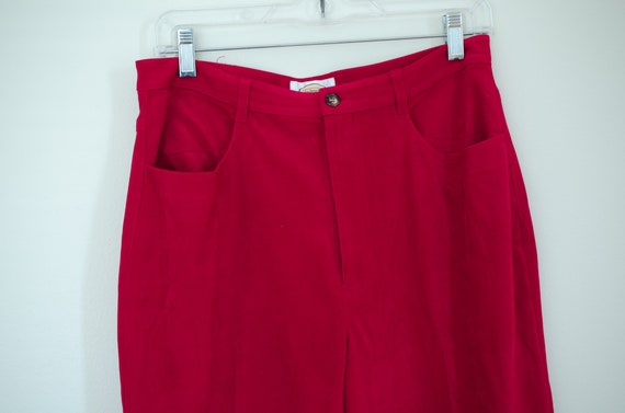 Vintage Talbots Red jacket and pants Set - image 10
