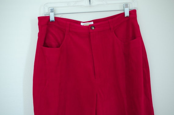 Vintage Talbots Red jacket and pants Set - image 10