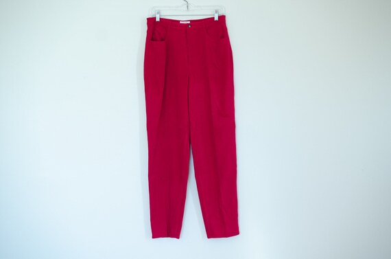 Vintage Talbots Red jacket and pants Set - image 9