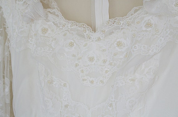 Vintage 80s Wedding dress, Wedding gown, wedding … - image 5