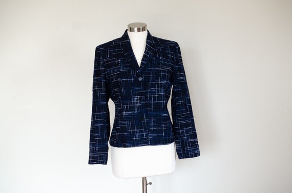 Vintage Jones New York Navy Women Jacket - image 2