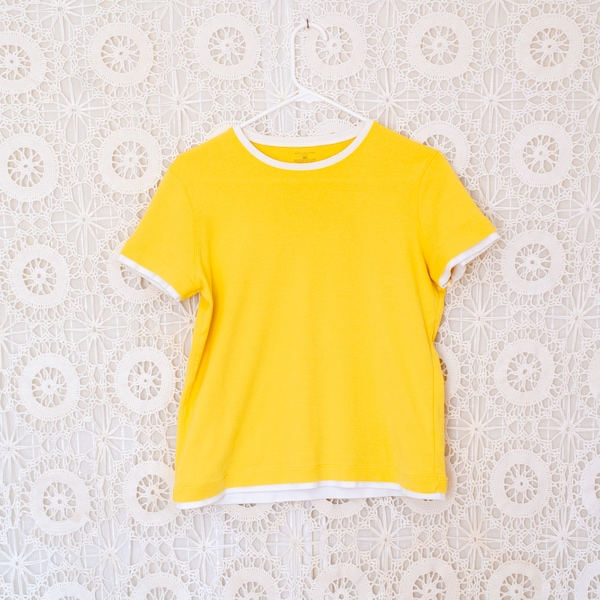 Jones New York Sport bright Yellow Top