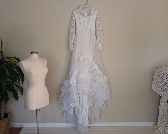 Vintage 80s Wedding dress, Wedding gown, wedding … - image 1