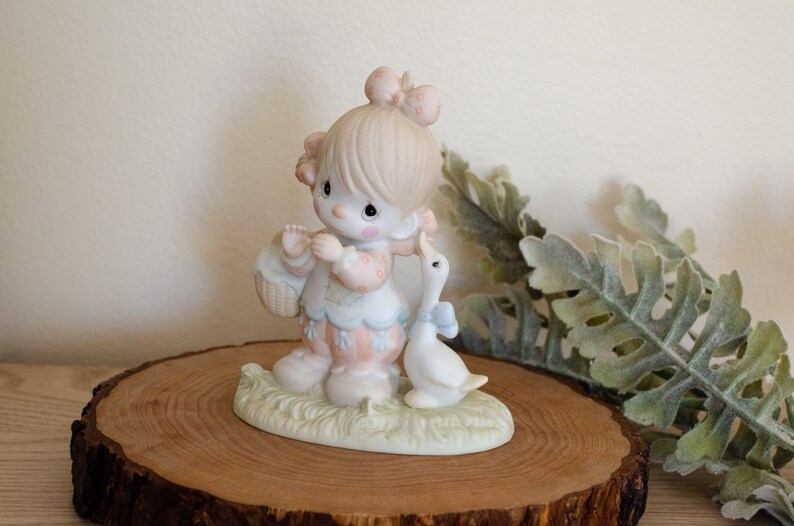 Precious Moments Clown Girl With Goose Waddle I Do Without Etsy