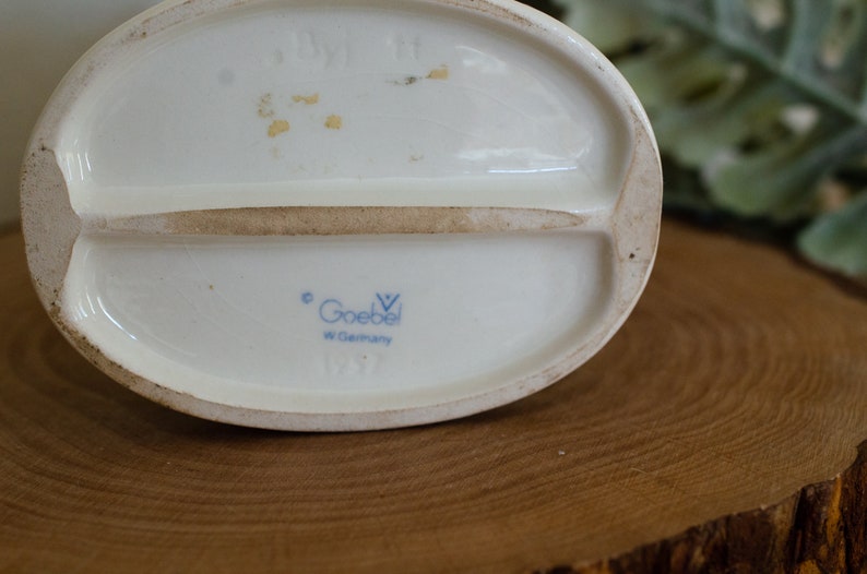 Goebel 1957 Boy With Teddy Bear Figurine Etsy