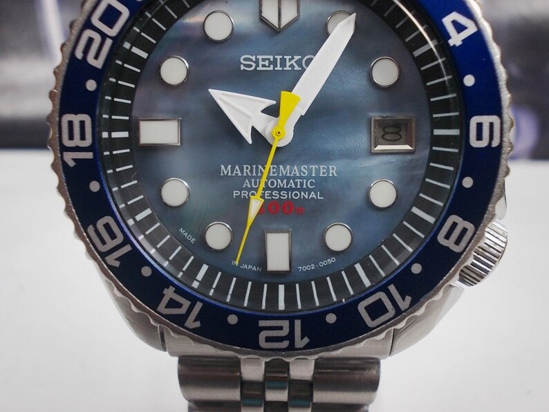 Seiko 'MARINEMaster' mod.SDS001 Perlmutt Automatik Scuba Taucher 150M 7002-7000 Herrenuhr c. Juni 1995 Bild 8