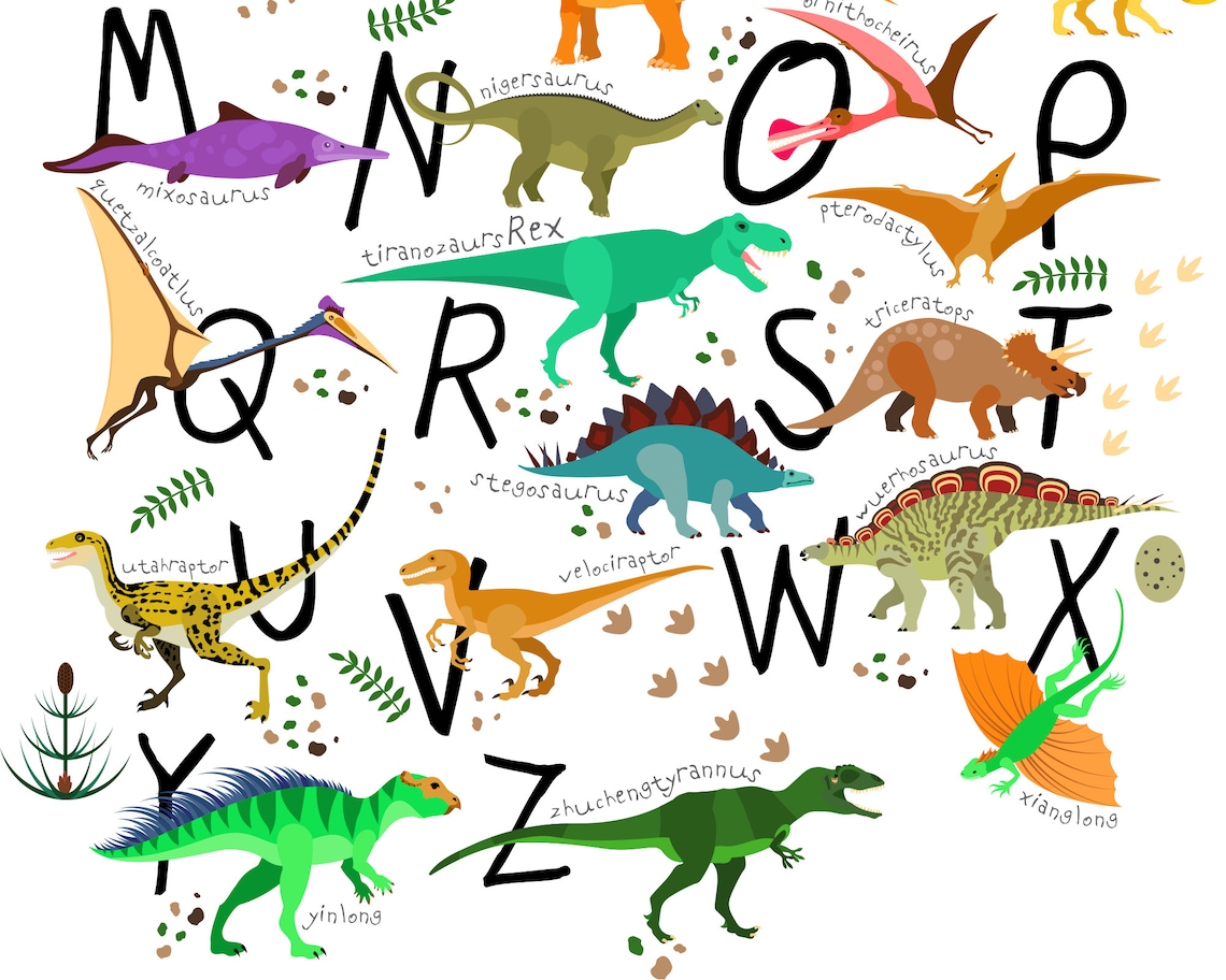 a to z dinosaur name list
