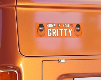 Honk wenn du Gritty Autoaufkleber liebst