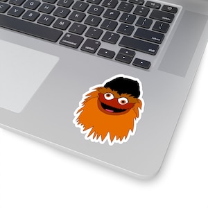 Gritty Mascot Die-Cut Sticker