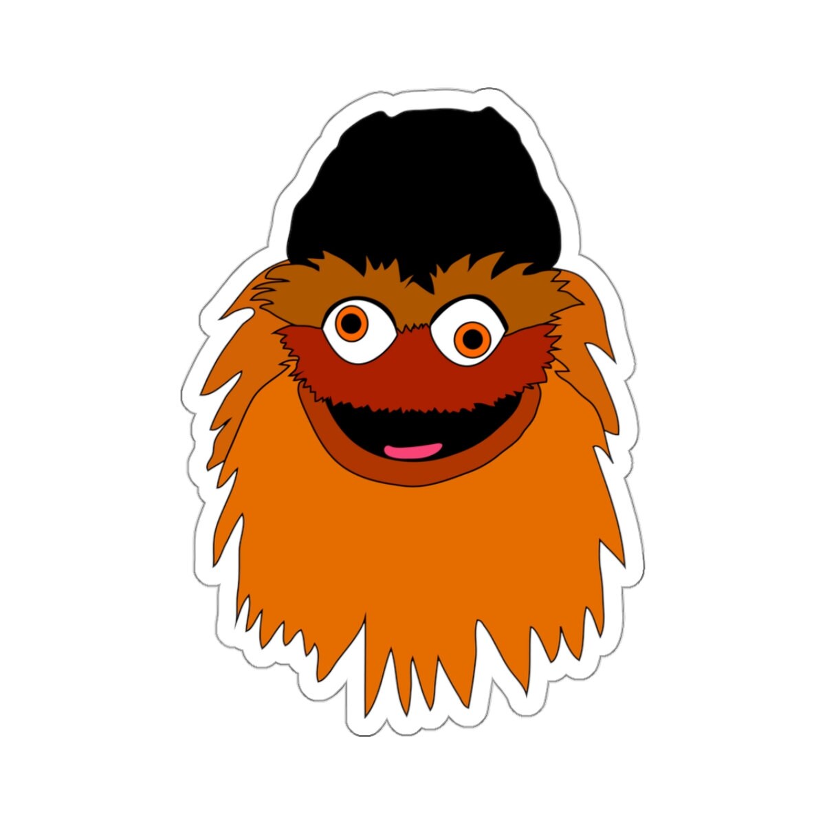 Gritty Merch Gritty Mascot Die-cut Sticker - Etsy