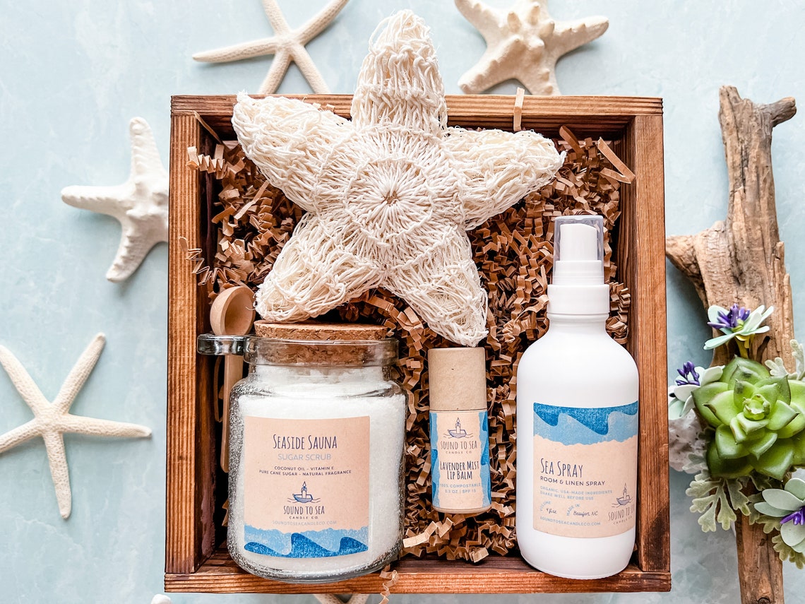 Beach Gift Set Beach Gift Basket Summer Birthday Gift Beach Etsy