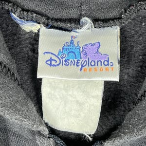 Sudadera con capucha vintage Disneyland 50.º aniversario para hombre, talla XL, color negro, para el regreso a casa, años 2000 imagen 3