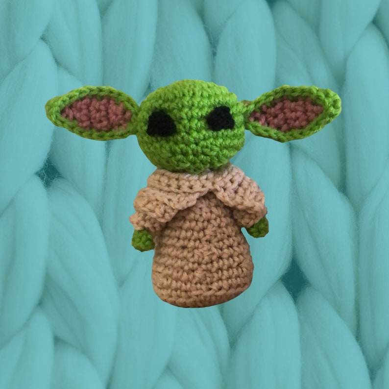 Baby Yoda Crochet Doll Etsy
