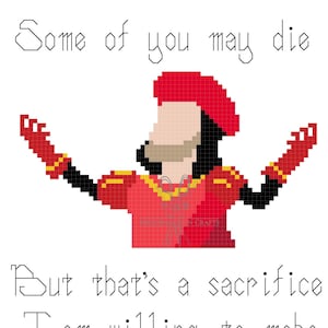 Lord Farquaad Cross Stitch Pattern