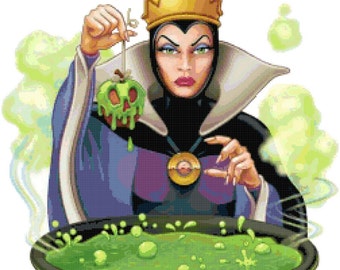 Evil Queen Cross Stitch Pattern