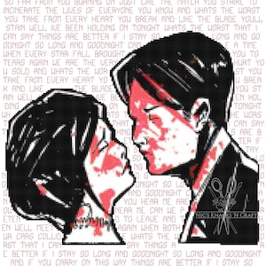 Helena Lyrics Cross Stitch Pattern