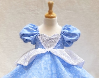 Cinderella Fairytale dress, First birthday dress, 1st birthday dress, Babydoll dress