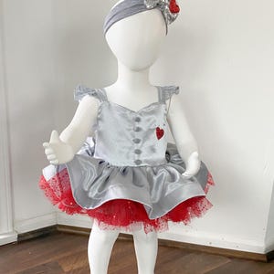 Tinman Costume: Handmade Wizard of Oz Tutu Dress & Headband