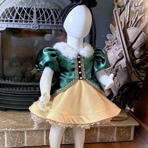 Elfen Kleid, Mädchen Weihnachten Urlaub Outfit Tanzkostüm, Fotoshooting Kleider