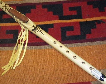 Native American style flute in the key of mid G sharp at 432 hz Michael Longrider