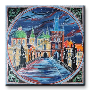 Charles Bridge - An Original Painting by Laura Hol