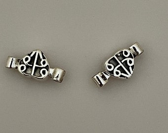 Sterling Silver Magnetic Clasp/Sterling Silver One Pcs Clasp  Size: 18mmX8mm C20SS