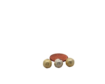 Brushed Copper Brass Round Beads: Gold & Silver Plated, Anti-Tarnish (8mm, 25 Strand