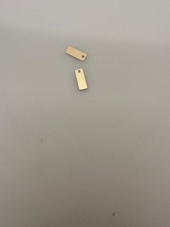 14k Gold Filled Rectangle (3X8MM) 0.8MM HOLE #X14GF - Etsy