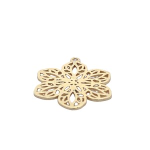 Gold Finish And Silver Plated Charm E-coated, Brushed Finish, Components "36x30". image 1