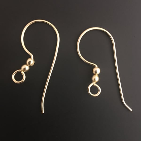 25 Pairs of Gold Finish And Silver Plated  Ear Wire  E-Coated, Findings, Metal Ear wires, Copper Ear wires  Size :35mm.