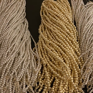 1 Strand of Small Beads | Anti Tarnish Beads | Small Spacer Beads | Gold Finish & Silver Plated Beads | 2mm, 3mm, 4mm Round Spacer Beads |
