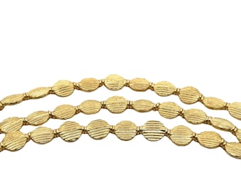 Patterned Spacer Beads: Silver Plated or Gold Finish (10mm)