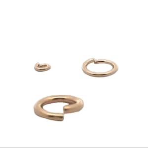 The 14K Real Gold Filled Open Jump Rings | 16 Gauge, 18 Gauge, 20.5 Gauge, 22 Gauge. 10pcs to 130Pcs.