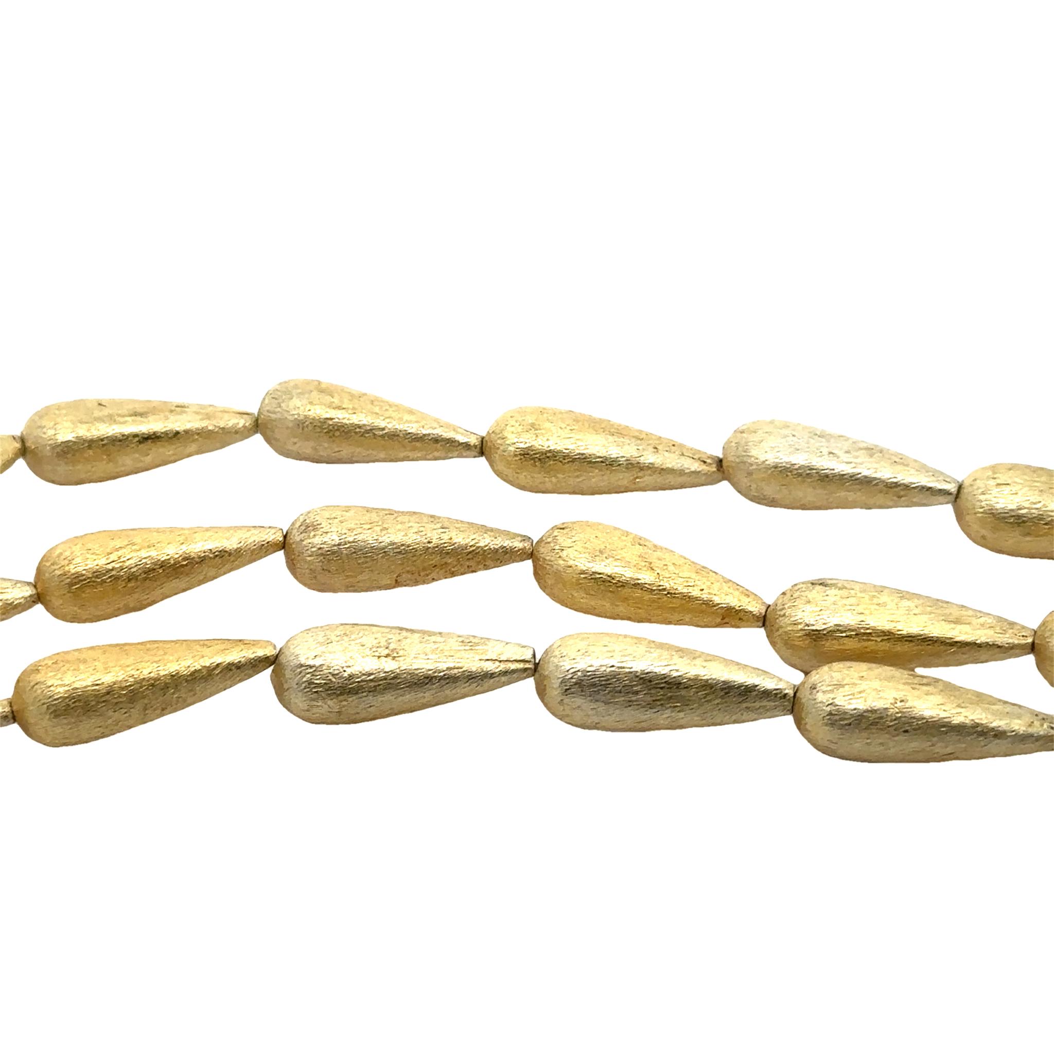 Teardrop Beads Weighted 6 to 11 pcs Fishing Lure Beads Fishing Sinker Beads Gold Finish & Silver Plated | Brushed Tear Drop | Four Sizes |