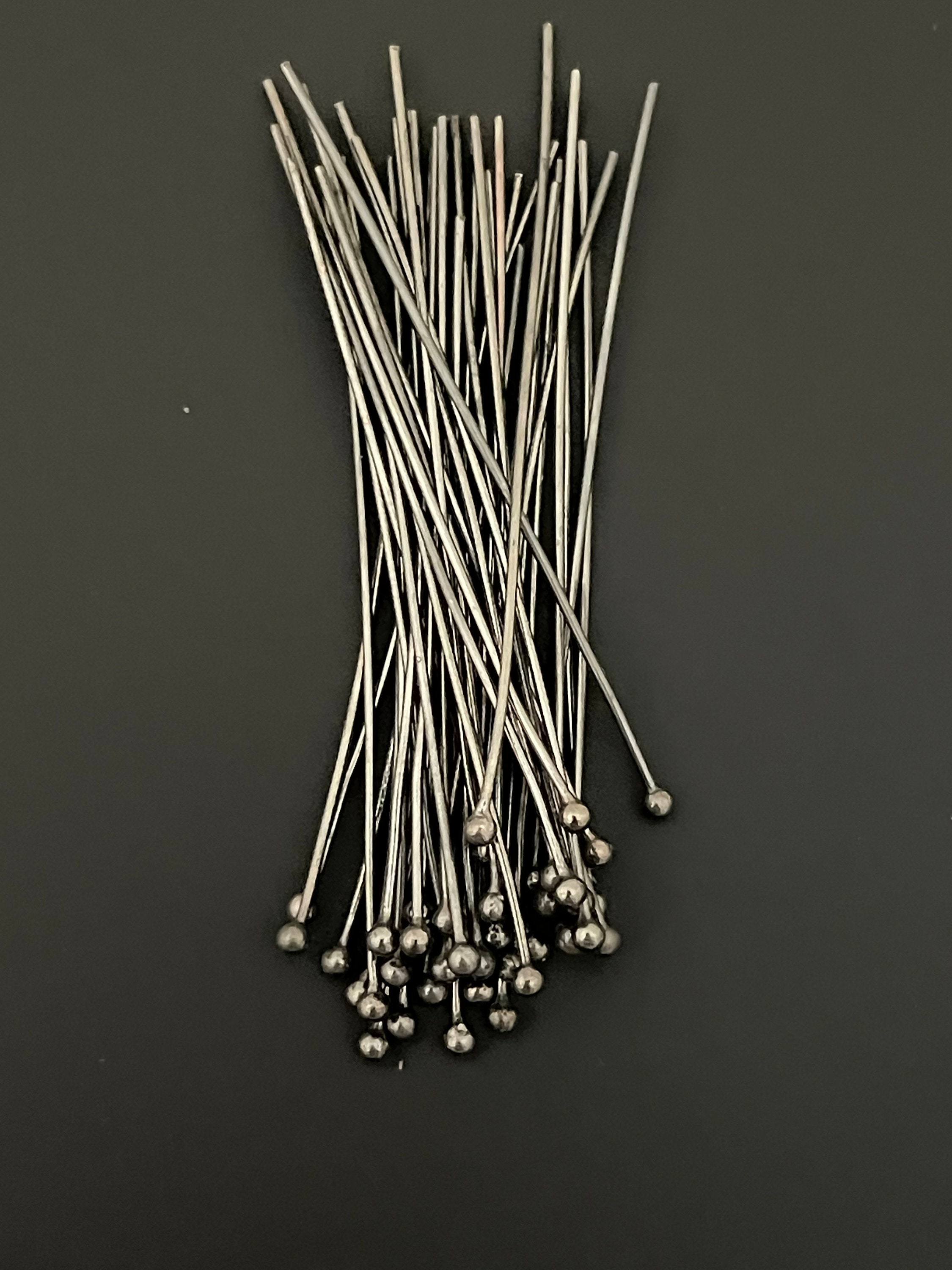 A Pack of Ball Head Pins Ecoated 22Gauge Available in Etsy