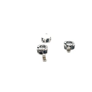 Sterling Silber Verschluss | 925 Sterling Silber Verschluss | ein Set der Haken |  Größe: 25mmX11mm