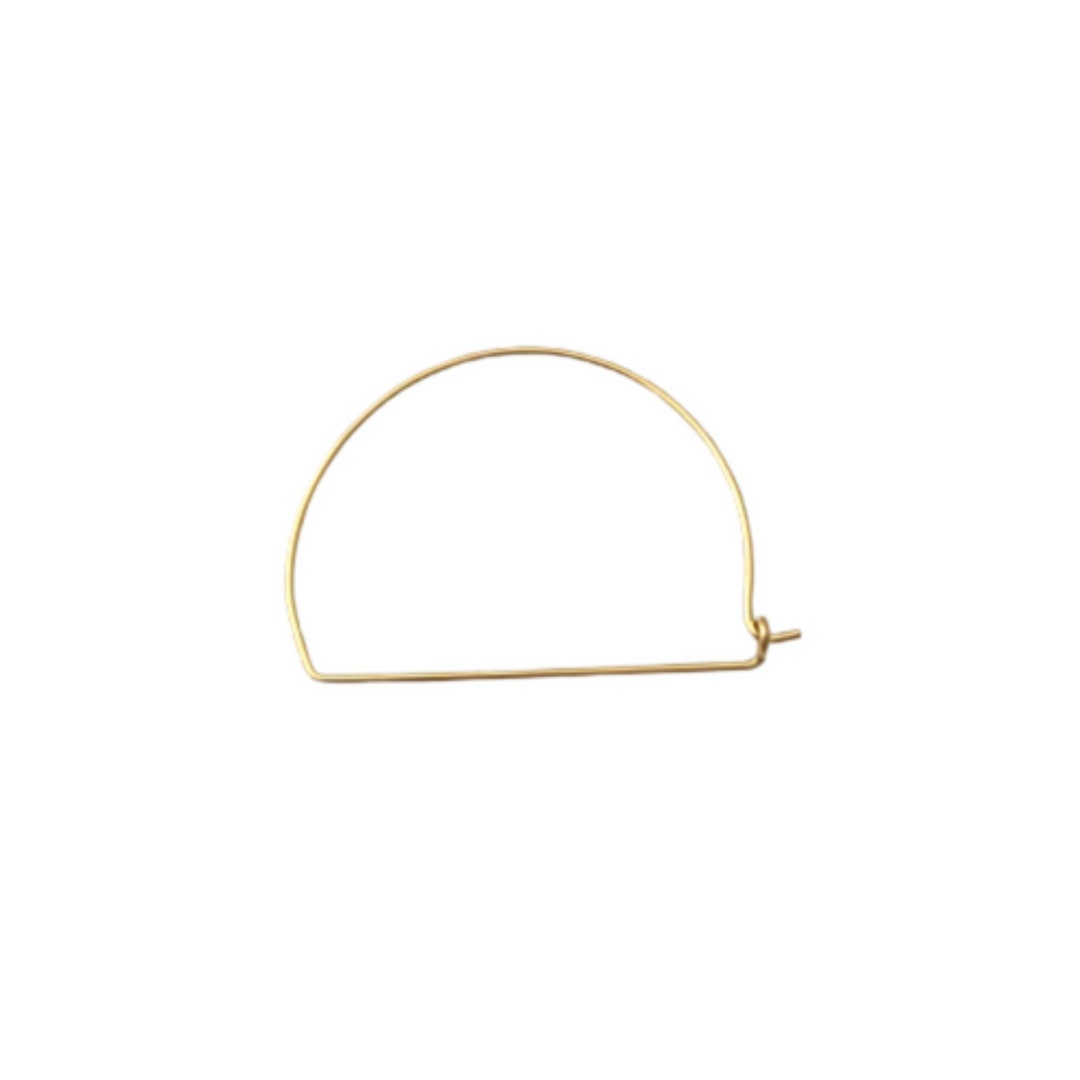 14K Gold Filled Wire Arch Beading Hoops Gold Filled Beading Hoops 14K Beading Hoops Choice of 4