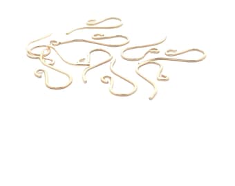 French Ear Wire | 14K Real Gold Filled Ear Wires | Earring Hooks | 8Pcs. Per Pack |