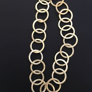3 Feet Chain (Available in 4 Colors - Gold & Silver Plated, Gunmetal, Copper ), Size of Links: 15mm