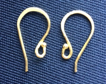 30 Pairs of Gold Finish,Silver Plated,Gun Metal E-Coated, Hammered Ear wires, Findings, Metal Ear wires, Copper Ear wires