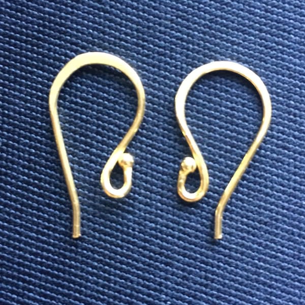 30 Pairs of Gold Finish,Silver Plated,Gun Metal E-Coated, Hammered Ear wires, Findings, Metal Ear wires, Copper Ear wires