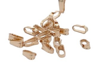 Elegant 14K Gold Filled  Small Locket Bails #BL4GF