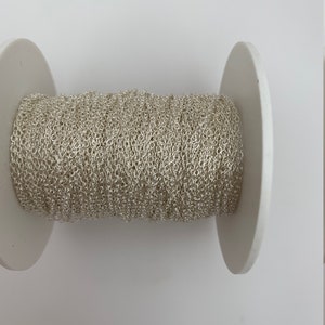 Sterling Silber Kette, 1,5 mm Kabelkette, Silber Halskette Kette, 925 Silber leichte Kabelkette. 1 Standfuß.
