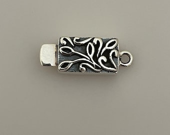 925 Sterling Silver Clasp | Sterling Silver One Pcs Clasp | Size: 14mmX9mm C23SS