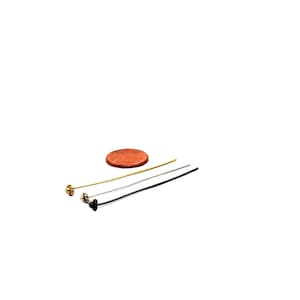 Flower Headpin 100 pcs Fancy Daisy Flower Head Pins 22 Gauge, Available in 3 Colors: Gold, Silver and Gunmetal. Size 2&quot;