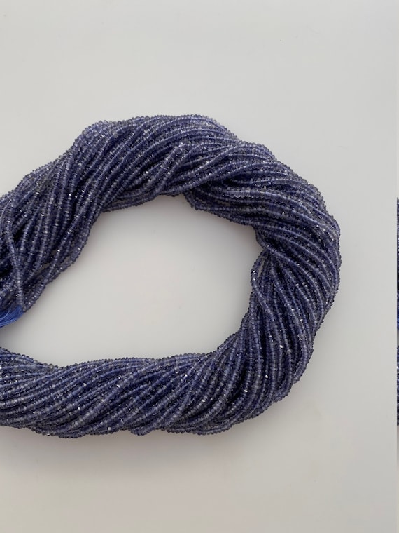 Iolite A Bracelet In Natural Pearls 4/6/8 Mm 19 Cm Adjustable - Foto 2