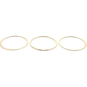 8 à 35 PCS, anti ternissement, grands anneaux, créoles, cercles de boucles d'oreilles/connecteurs (40 mm, 45 mm, 50 mm, 60 mm et PLUS) or, argent, bronze et cuivre.