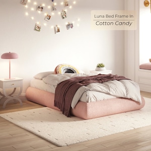 KIDS Luna Bed Frame Modern & Contemporary Padded Bed Frame, Super Cushioned with Only Soft Surfaces. image 5