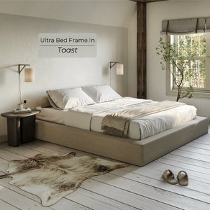 ULTRA by SoftFrame® Designs: Modern Platform Bed Frame, Plush Cushioned, Low Profile Bed Frame image 2